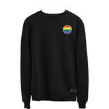 Blusão Moletom Lgbt Masculino E Feminino Personalizado Sem Capuz Gola Redonda