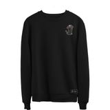 Blusão Moletom Pirata Gato Masculino E Feminino Personalizado Sem Capuz Gola Redonda