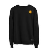 Blusão Moletom Sol Masculino E Feminino Personalizado Sem Capuz Gola Redonda