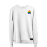 Blusão Moletom Lgbt Masculino E Feminino Personalizado Sem Capuz Gola Redonda