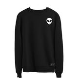 Blusão Moletom Et Masculino E Feminino Personalizado Sem Capuz Gola Redonda