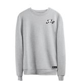 Blusão Moletom Panda Masculino E Feminino Personalizado Sem Capuz Gola Redonda