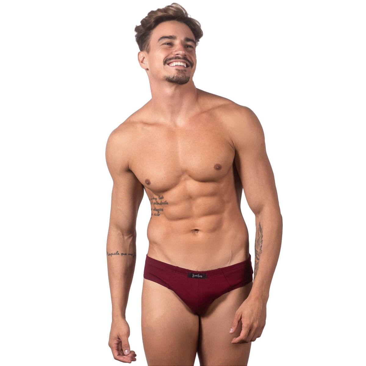 Cueca Vinho Algodão Egípcio J Wilas Underwear