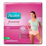 Roupa Íntima Plenitud Active Mulher Tamanho P/m - 4 Pacotes Com 8 Fraldas - Total 32 Tiras