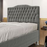 Cabeceira Pollux 160 / Sued Cinza Aradecor