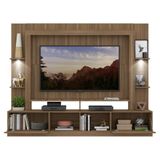 Rack Estante Com Suporte Tv 65 Leds Madeirado