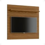 Painel Yan Tv 27 29 32 Polegadas Prateleira Superior Inferior Porta Objetos Decoração Sala Quarto Multiuso Cumarú - Lojas RPM