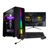 Pc Gamer Completo I5 10400f 16gb Gtx 1650 4gb Hd 1tb Ssd 480gb  Monitor