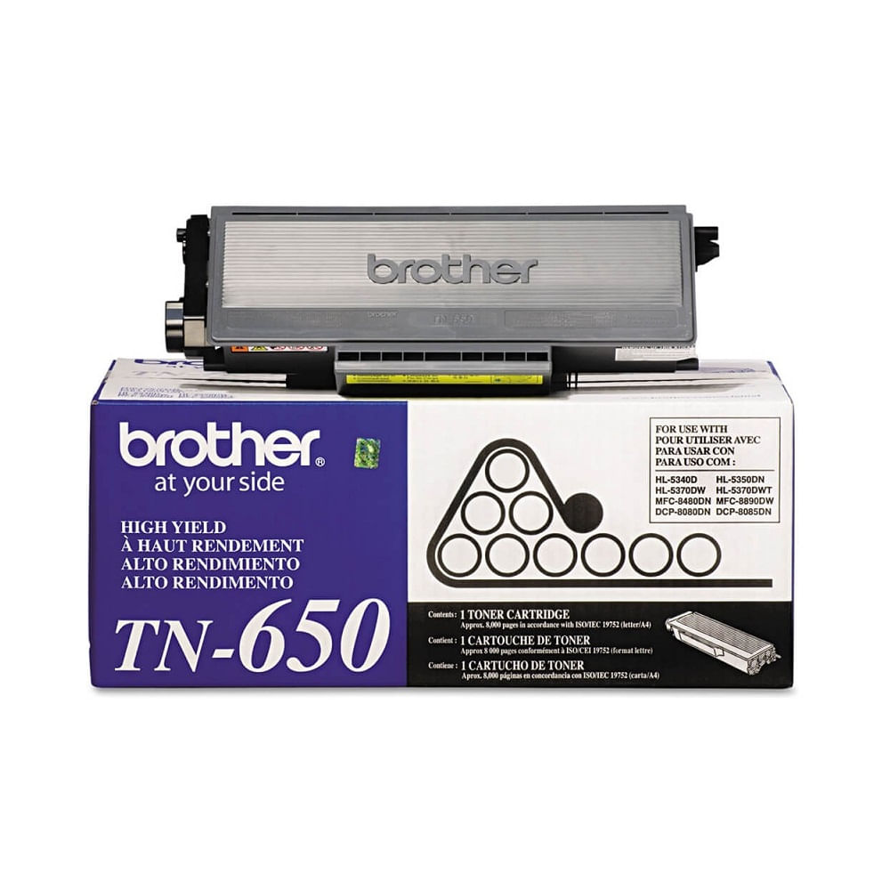 Tonner Preto Brother Tn650 / Tn-650 Para Laserjet Series