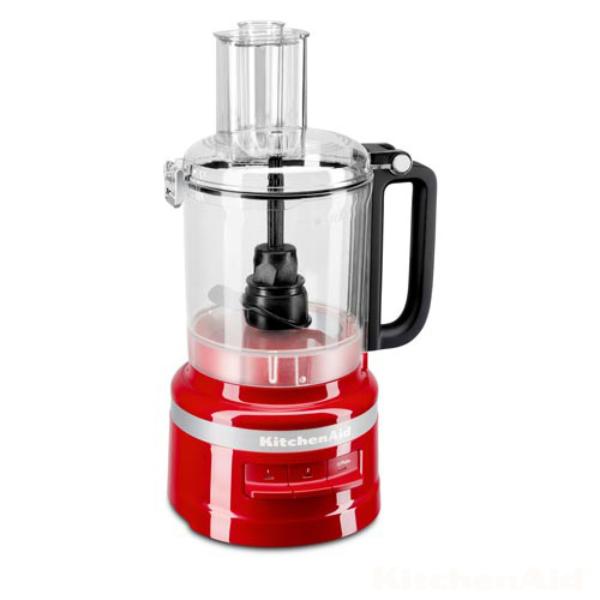 Processador de Alimentos KitchenAid Empire Red com 03 Velocidades, Capacidade 2,1 Litros e MÃºltiplas FunÃ§Ãµes - KJA09BV