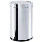 Lixeira Inox Com Tampa Basculante 21,2 Litros - 3032/203 - Brinox