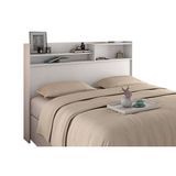 Cabeceira De Cama Box Casal Conquista Roma Branco