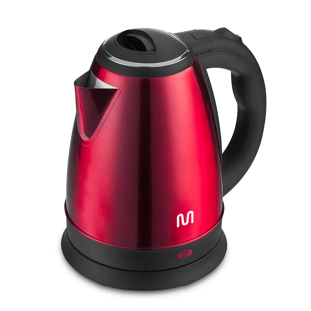 Chaleira Elétrica 1,8L Base Removível e Bico Peneira 1150W 127V Vermelho Multi - BE017