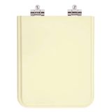 Assento Sanitario Poliester com Amortecedor Square Bone (Bege Claro) para Vaso Incepa