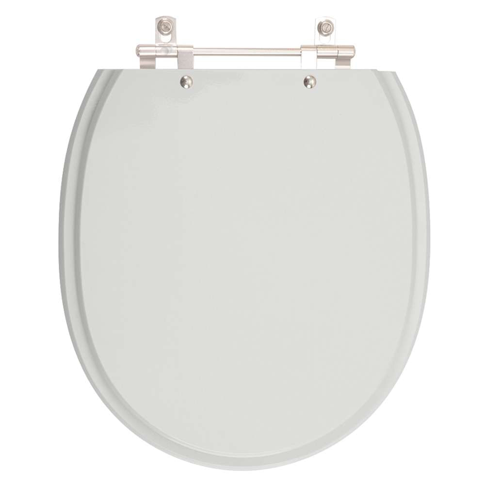 Assento Sanitario Com Amortecedor Village Cinza Para Vaso Deca