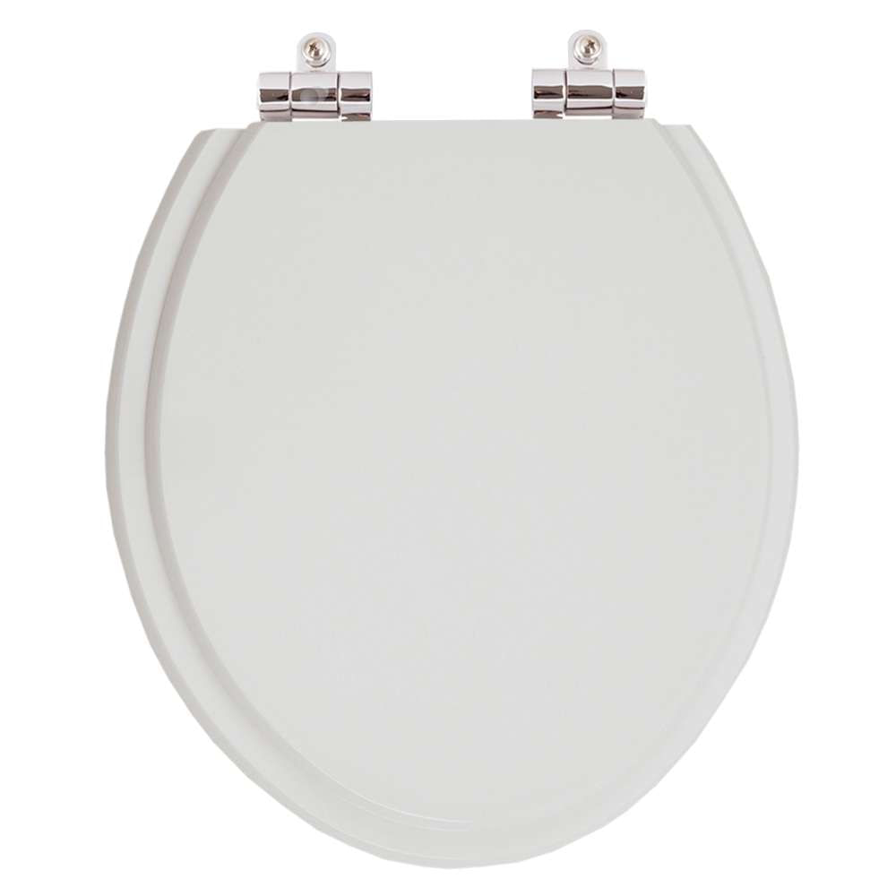 Assento Sanitario Poliester com Amortecedor Sabara Cinza Claro para Vaso Icasa