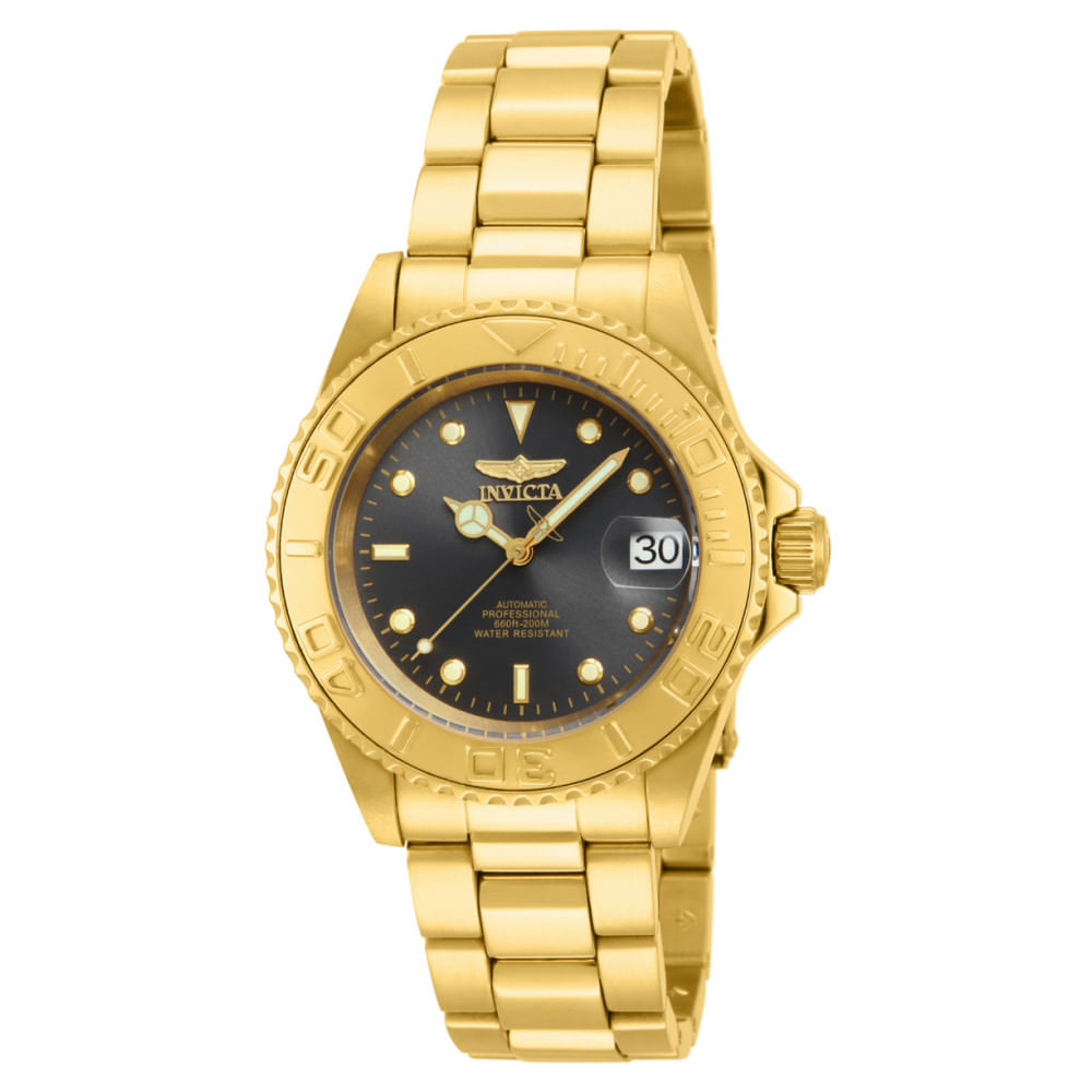 Relógio Masculino Automático Pro Diver, Invicta 15848, Dourado