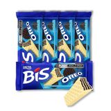 Bis Oreo Chocolate Lacta Kit 5 Caixas Com 16 Unidades