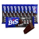 Bis Black Chocolate Lacta Kit 10 Caixas Com 16 Unidades