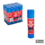 Cola Em Bastão Escolar 10gramas Kit 12 Unidades