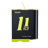 Bateria De 1750mah Para Gopro 11, 10 E 9 Black - Telesin