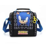 Lancheira Bolsa Térmica Escolar Sonic The Hedgehog Preto