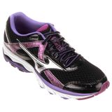 Tênis Running Mizuno Masculino Elevation Preto/Roxo Corrida 38