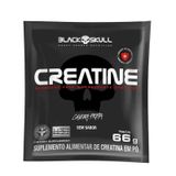 Creatina Monohidratada Creatine Sachê 66g Sem Sabor Black