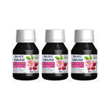 Oleo Capilar Skafe Natutrat Rosa Mosqueta 60ml-kit C/3un