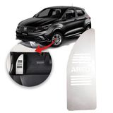 Descanso De Pé Fiat Argo Todos Escovado Prata