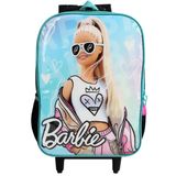 Mochila De Rodas Escolar Barbie Infantil Meninas Luxcel