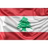 Bandeira Do Líbano 150x90cm Poliéster 2023