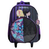 Mochila De Rodinhas Wandinha Addams Escolar Meninas Luxcel