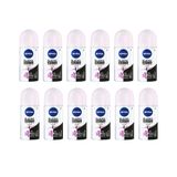Desodorante Roll-on Nivea 50ml Fem Invisible Clear- Kit 12un