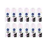 Desodorante Roll-on Nivea 50ml Fem Invisible Clear- Kit 12un