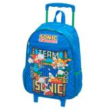 Mochila De Rodinhas Escolar Sonic Squad Team Azul - Pacific