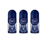 Desodorante Roll-on Nivea 50ml Masc  Protect- Kit3un