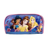 Estojo 1 Divisória Disney Princesas Azul/rosa Xeryus
