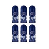Desodorante Roll-on Nivea 50ml Masc  Protect- Kit6un