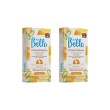 Depil Bella Folhas Prontas Facial Mel/aloe Vere 16fls - 2un