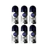 Desodorante Roll-on Nivea 50ml Masc Invisible Power - Kit6un