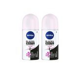 Desodorante Roll-on Nivea 50ml Fem Invisible Clear - Kit 2un