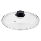 Tampa De Vidro Multiflon Com Pomel - 28cm De Diâmetro