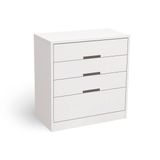 Comoda De Quarto S824 C 4 Gavetas Branco Kappesberg