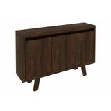 Balcao De Escritorio Me4120 C 3 Portas Rustico Tecno Mobili