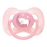 Chupeta Silicone Ultra Soft 6m Comfort Urso Rosa Buba