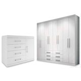 Quarto Santos Andira Master 8 6 Comoda 1 4 Branco