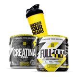 Kit Creatina Fuel 150g + Pre Treino Full Tilt + Coqueteleira