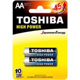 Pilha Acalina Toshiba Pequena Aa Cartela Com 2 Unidades