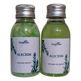 Kit Sais De Banho E Espuma Para Banheira Hidro Ofurô Alecrim